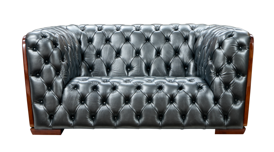 ESF Furniture - Extravaganza 415 Loveseat in Grey - 415L-GREY ESF Furniture