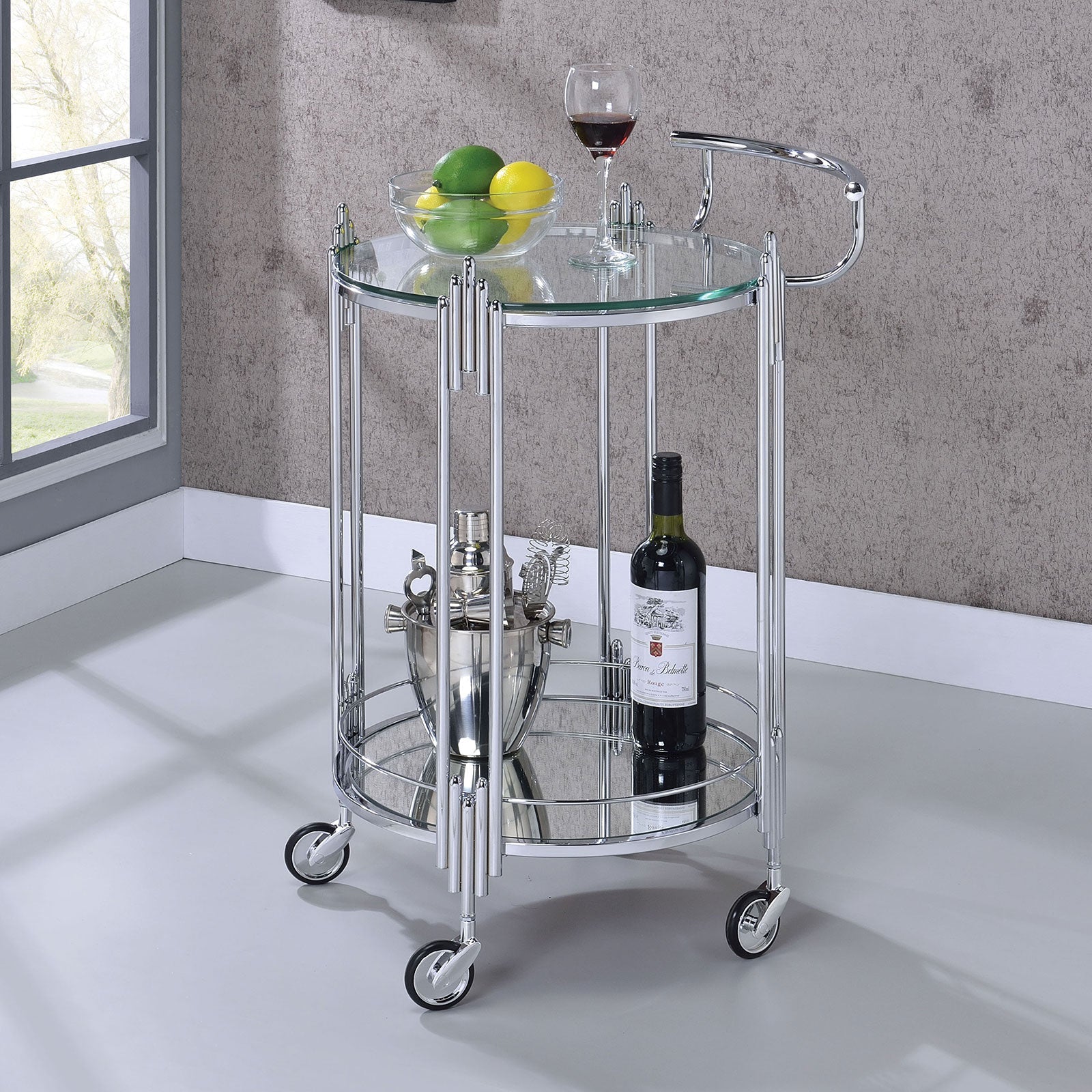 Ebbe Chrome Serving Carts FOA East