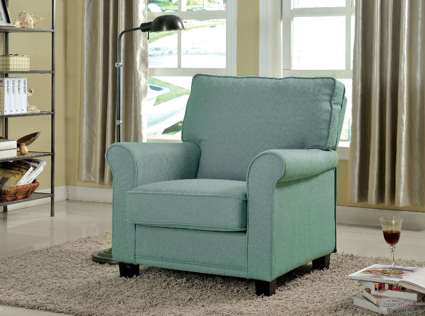 BELEM Blue Single Chair w/ Blue FOA East