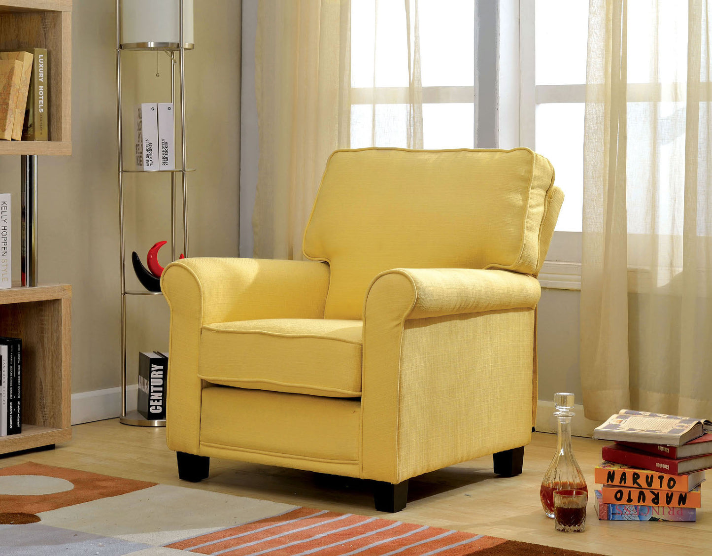 BELEM Yellow Single Chair w/ Yellow FOA East