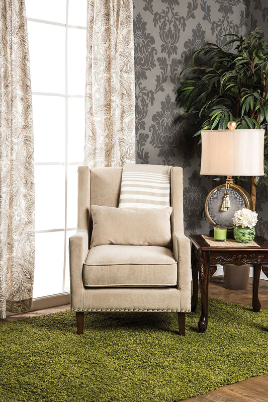 TOMAR Ivory Accent Chair FOA East