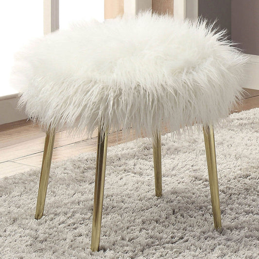 Caoimhe White/Gold Ottoman FOA East