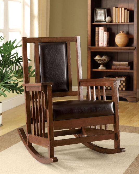 Apple Valley Espresso/Walnut Accent Chair FOA East