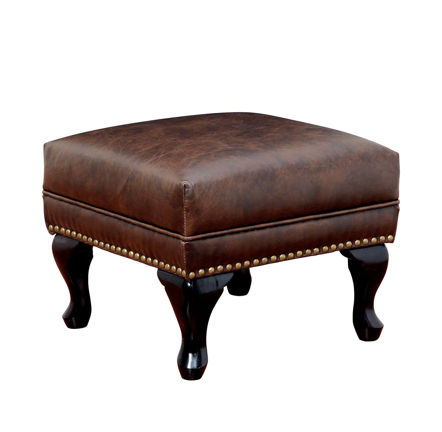 VAUGH Rustic Brown Ottoman FOA East