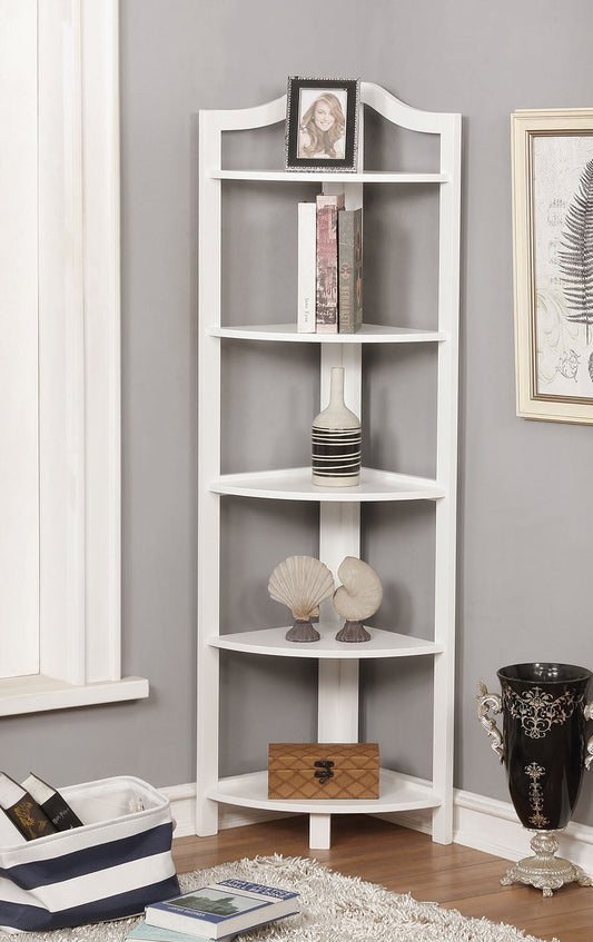 Alyssa White Ladder Shelf FOA East