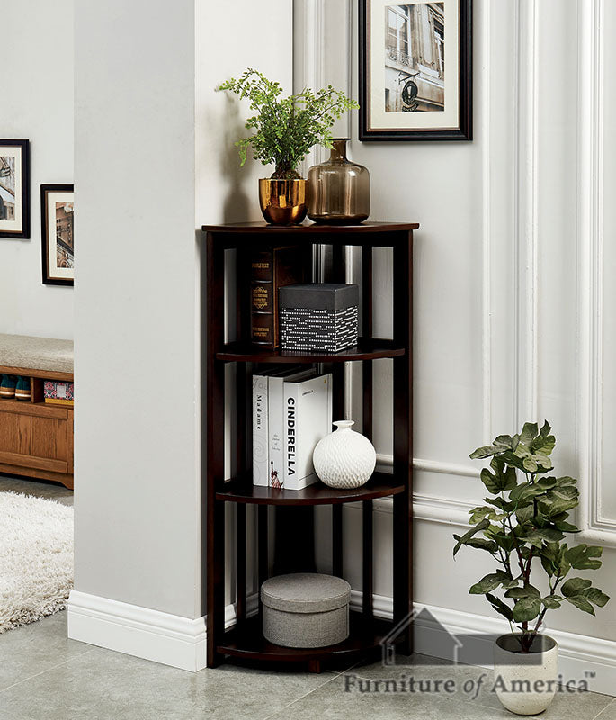 Gerraghty Dark Walnut Corner Cabinet FOA East