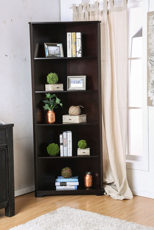 Rockwall Dark Walnut Bookshelf FOA East