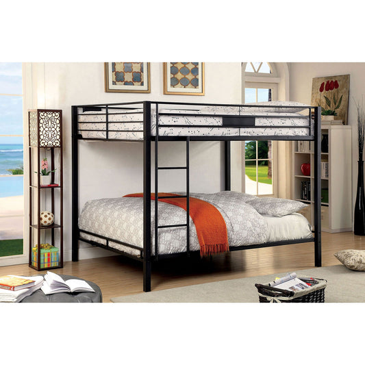 CLAREN Black Queen/Queen Bunk Bed FOA East