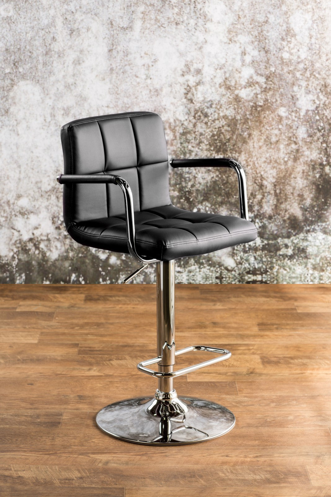 Corfu Black Bar Stool FOA East