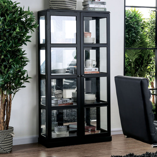 Vilas Black Curio Cabinet FOA East