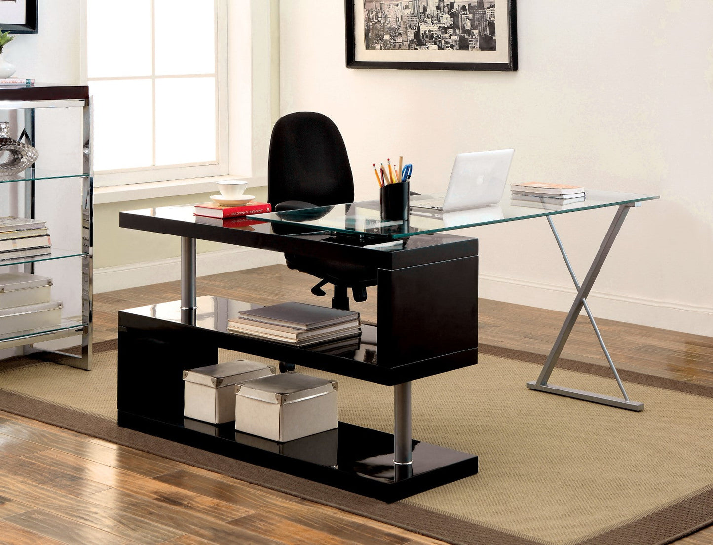 BRONWEN Black Desk FOA East