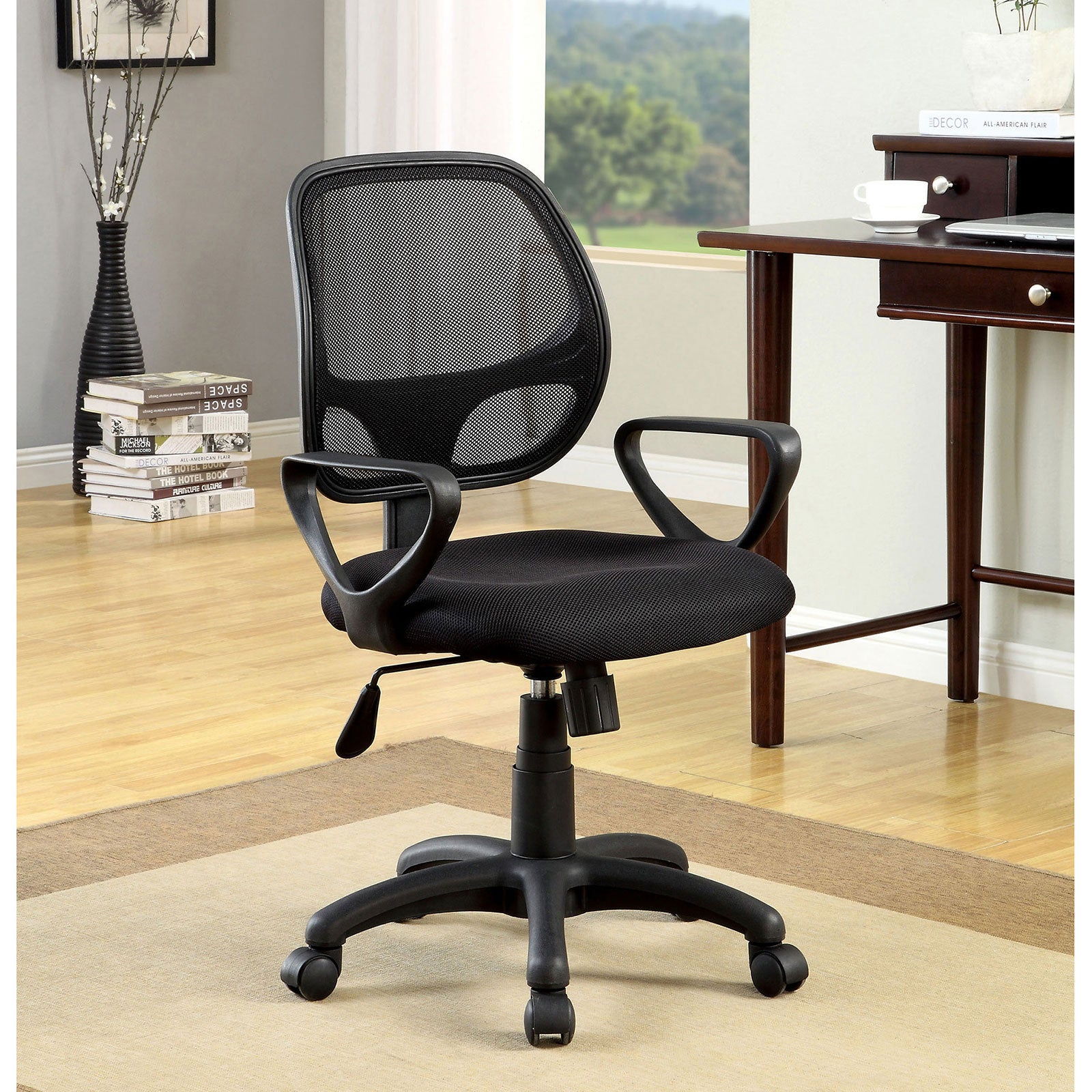 Sherman Black Office Chair FOA East