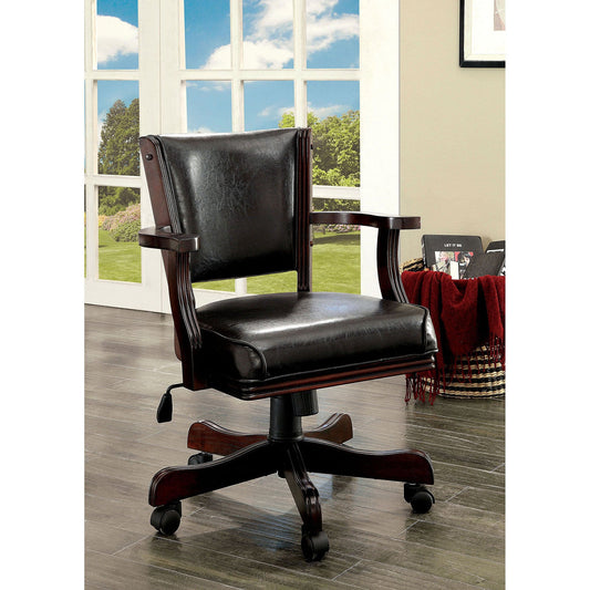 ROWAN Cherry Height-Adjustable Arm Chair FOA East