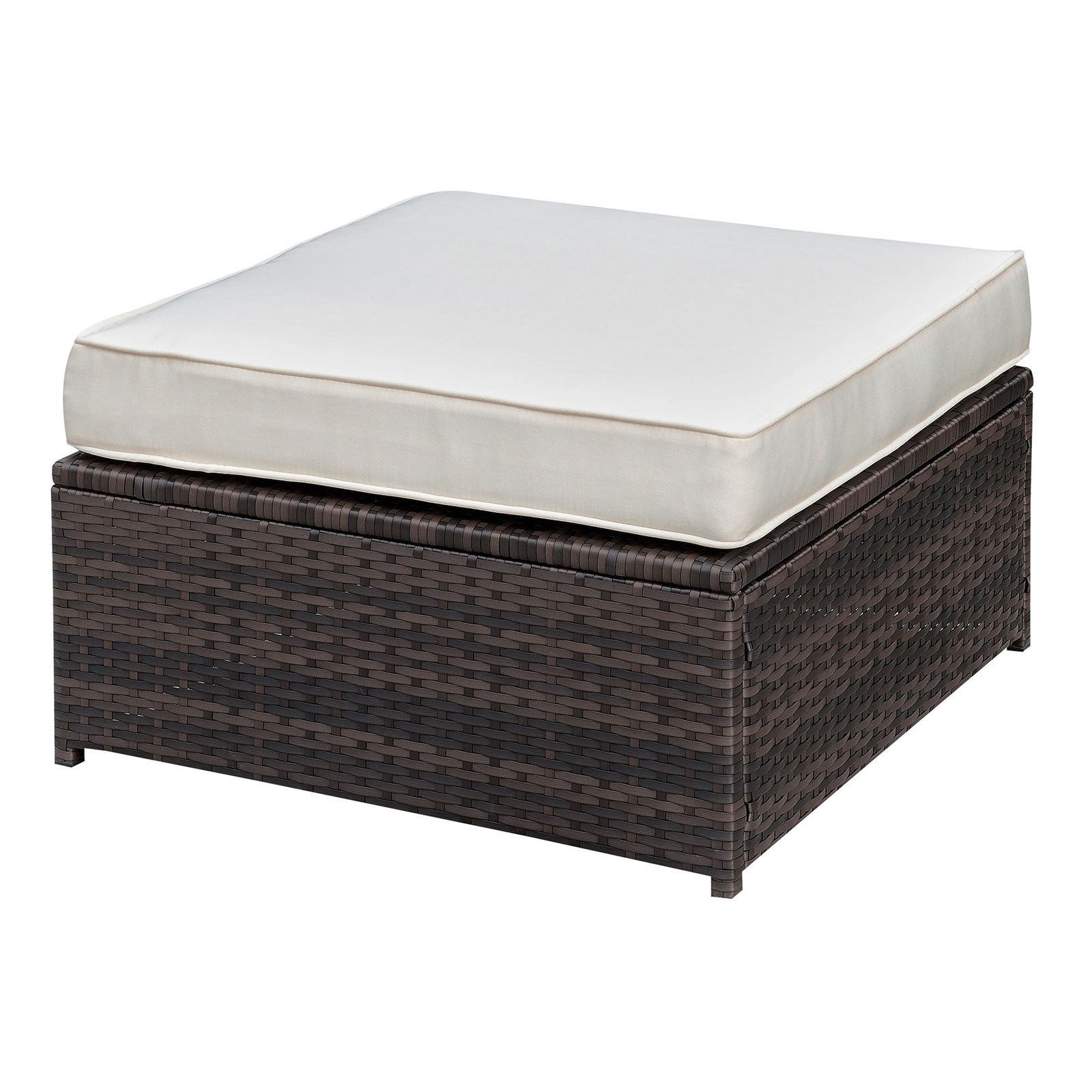 Ilona Brown/Beige Ottoman FOA East