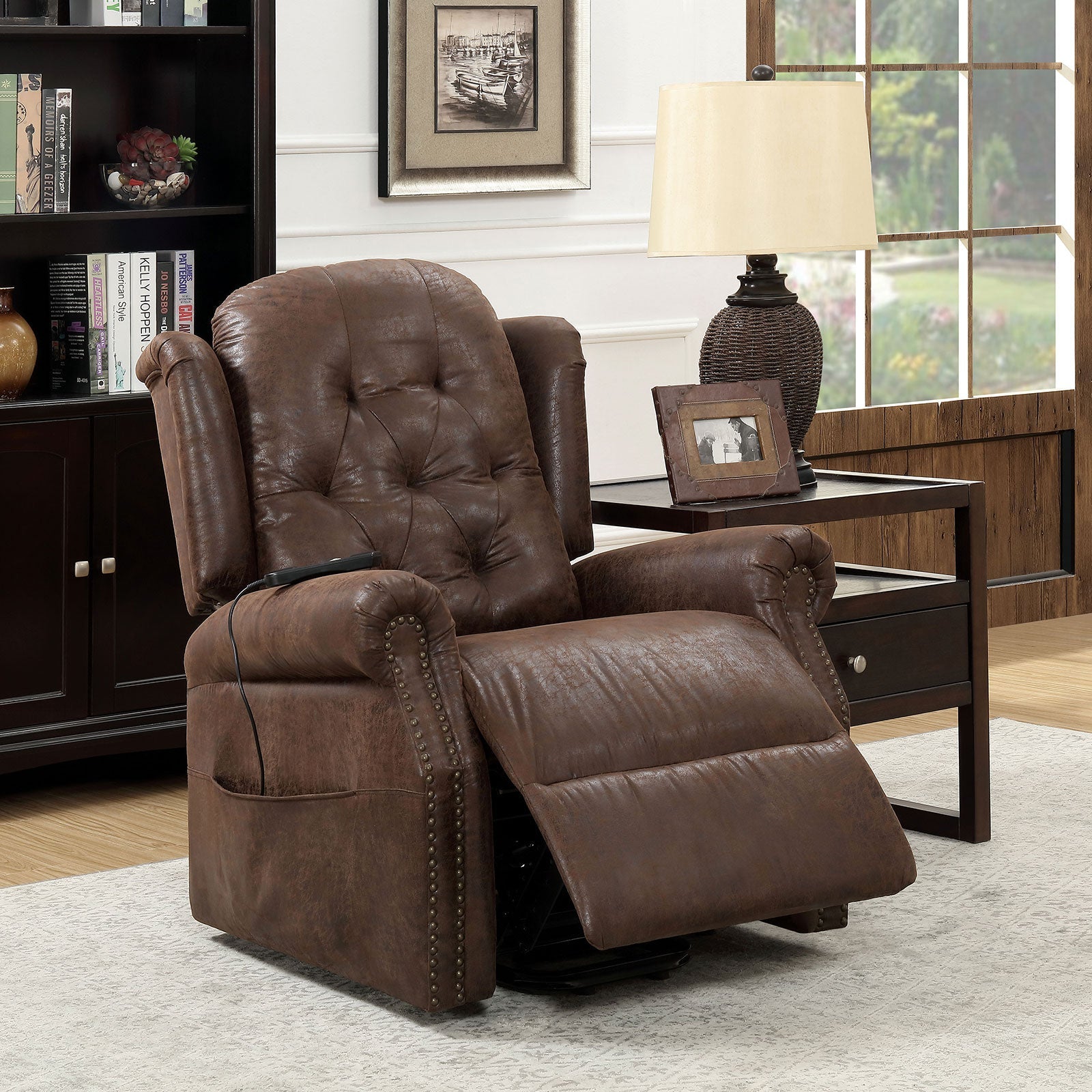 Saco Brown Recliner FOA East