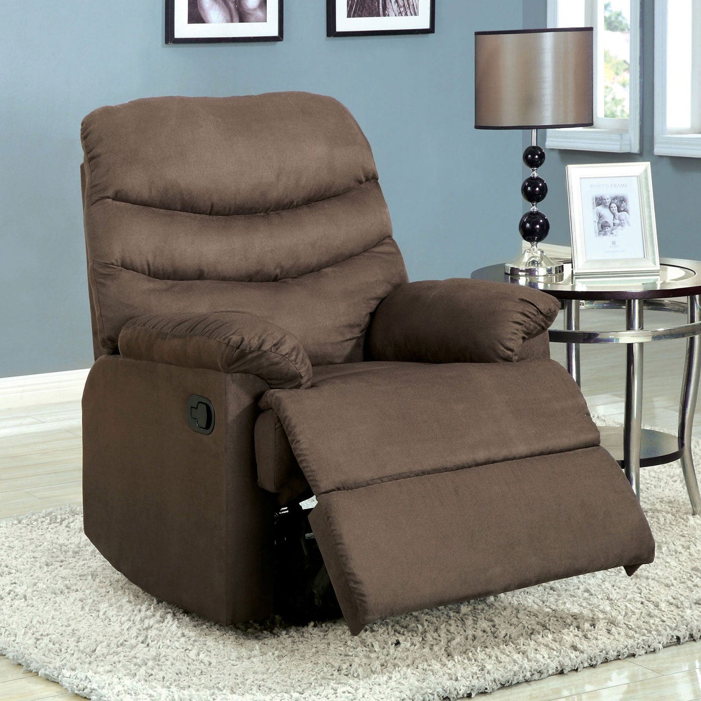 Plesant Valley Light Brown Recliner FOA East