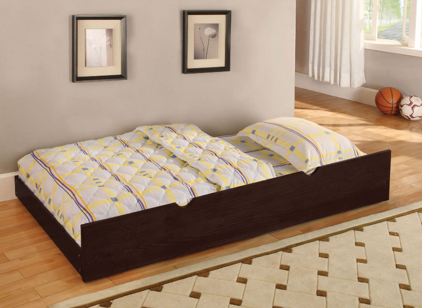 OMNUS Dark Walnut Trundle FOA East