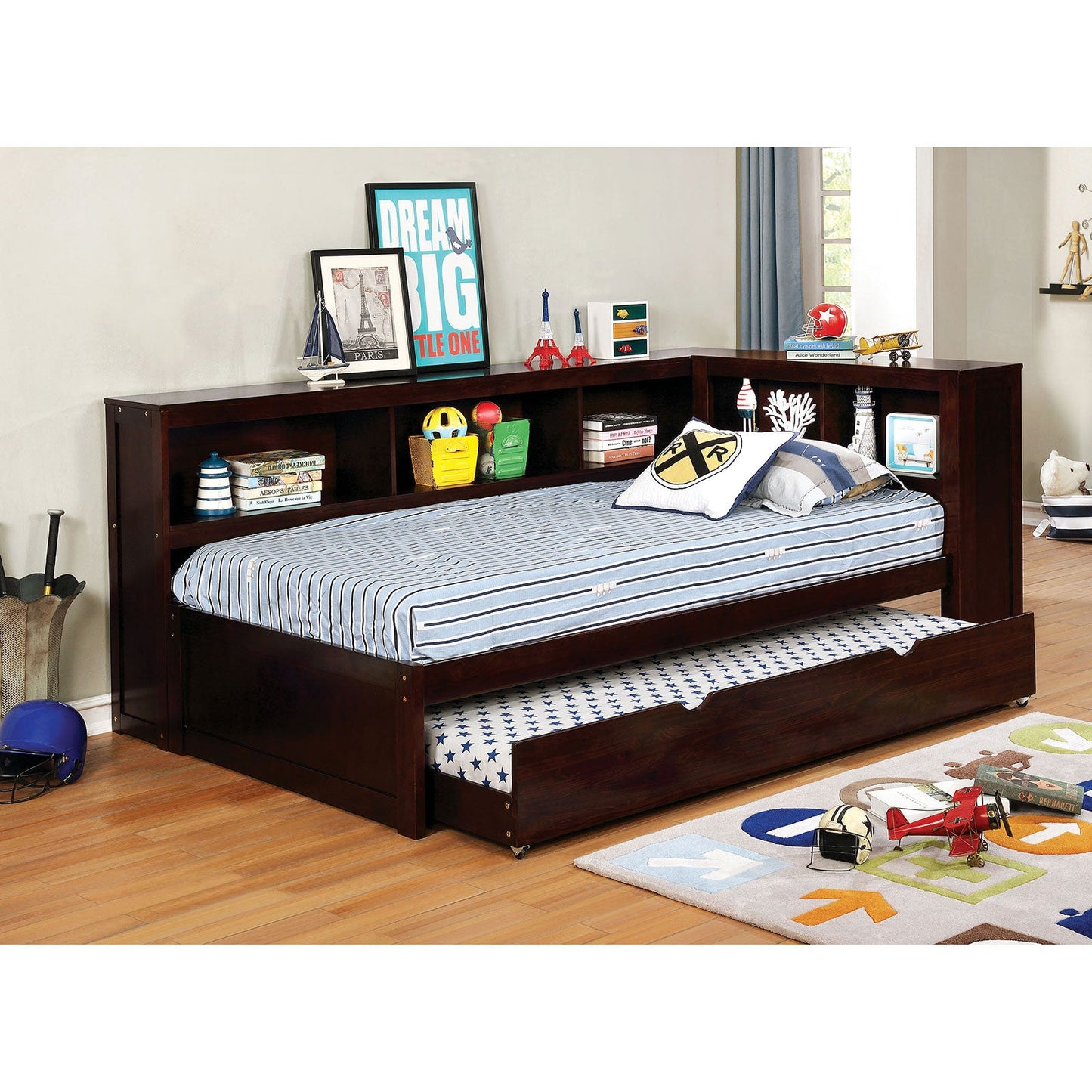 Frankie Espresso Full Daybed w/ Trundle FOA East