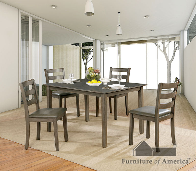 Marcelle Gray Dining Table Set FOA East