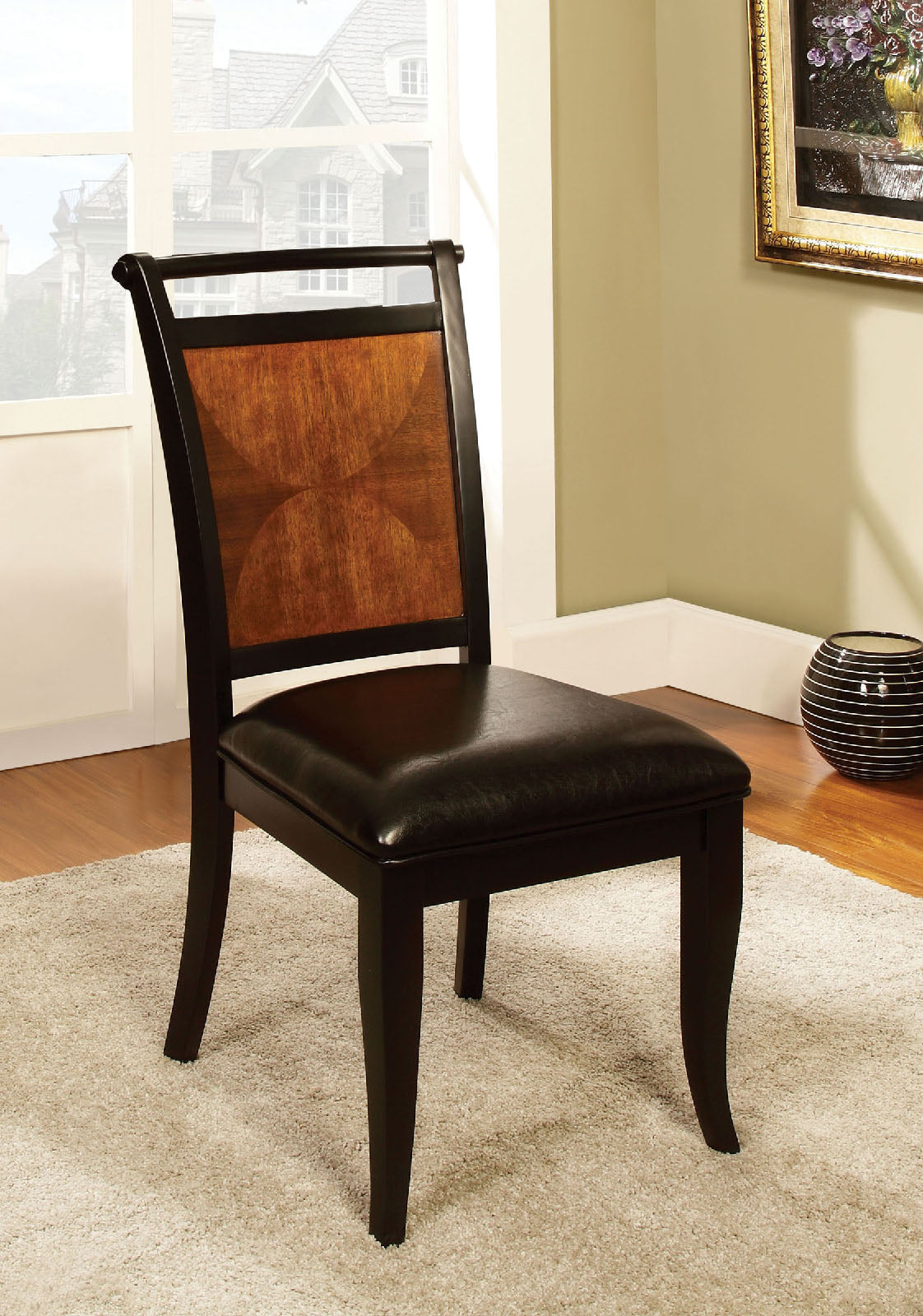 Salida I Espresso/Black Side Chair (2/CTN) FOA East