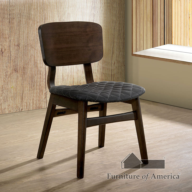 Shayna Black/Light Oak Side Chair (2/ctn) FOA East