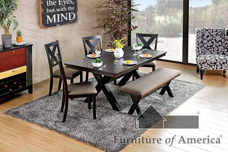 XANTHE Black Dining Table FOA East