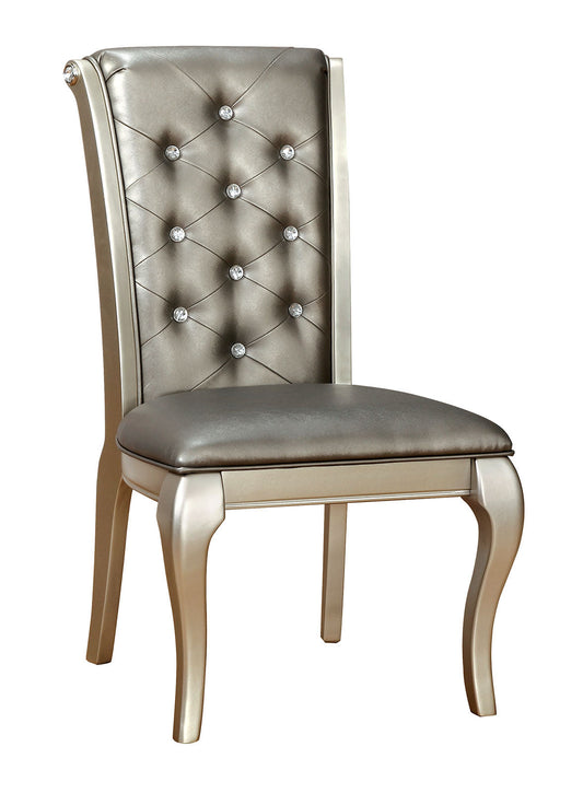 AMINA Champagne Side Chair (2/CTN) FOA East