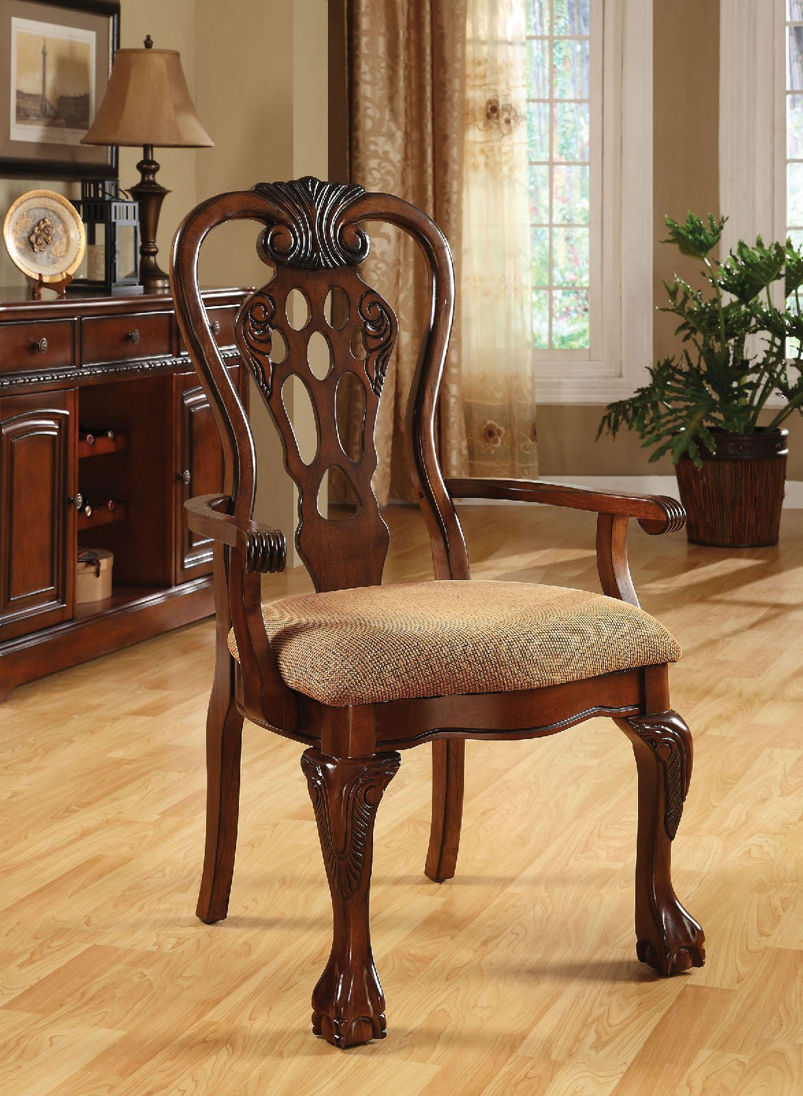 George Town Cherry Arm Chair (2/CTN) FOA East