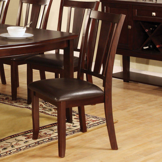 Edgewood I Espresso Side Chair (2/CTN) FOA East