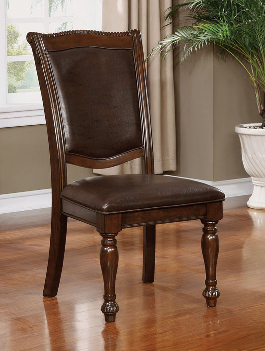 Alpena Brown Cherry/Espresso Side Chair (2/CTN) FOA East