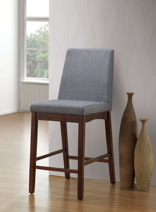 Marten Brown Cherry/Gray Counter Ht. Chair (2/CTN) FOA East