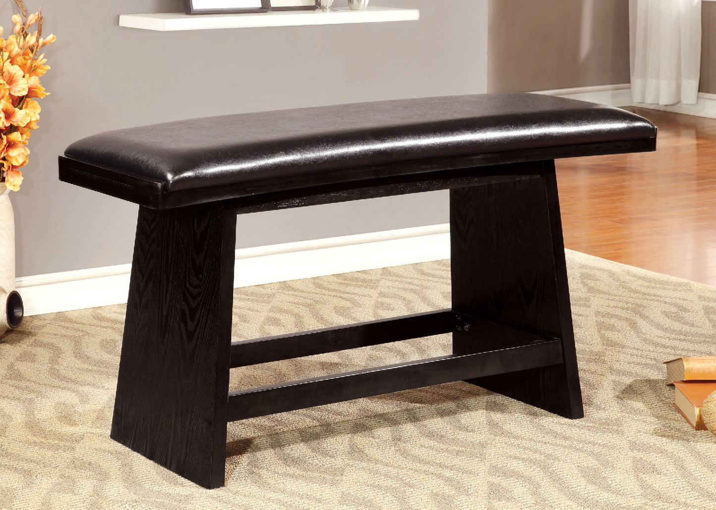 HURLEY Black Counter Ht. Bench FOA East