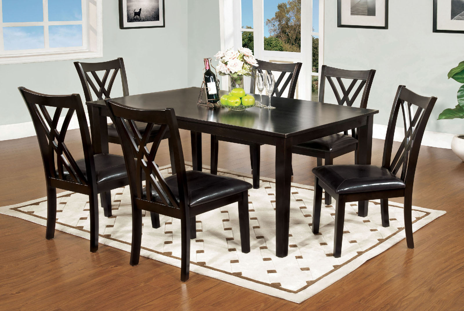 Springhill Espresso 5 Pc. Dining Table Set FOA East