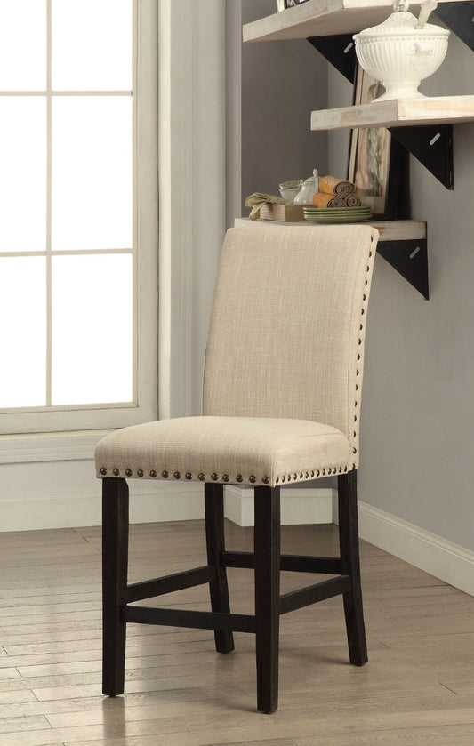 DODSON II Black/Beige Counter Ht. Chair (2/CTN) FOA East