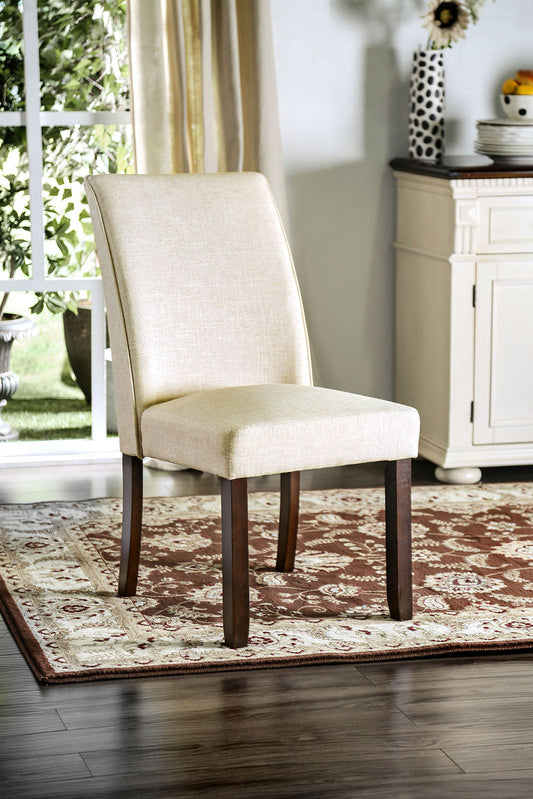 Cimma Espresso/Ivory Side Chair (2/CTN) FOA East