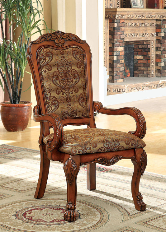 Medieve Antique Oak Arm Chair (2/CTN) FOA East