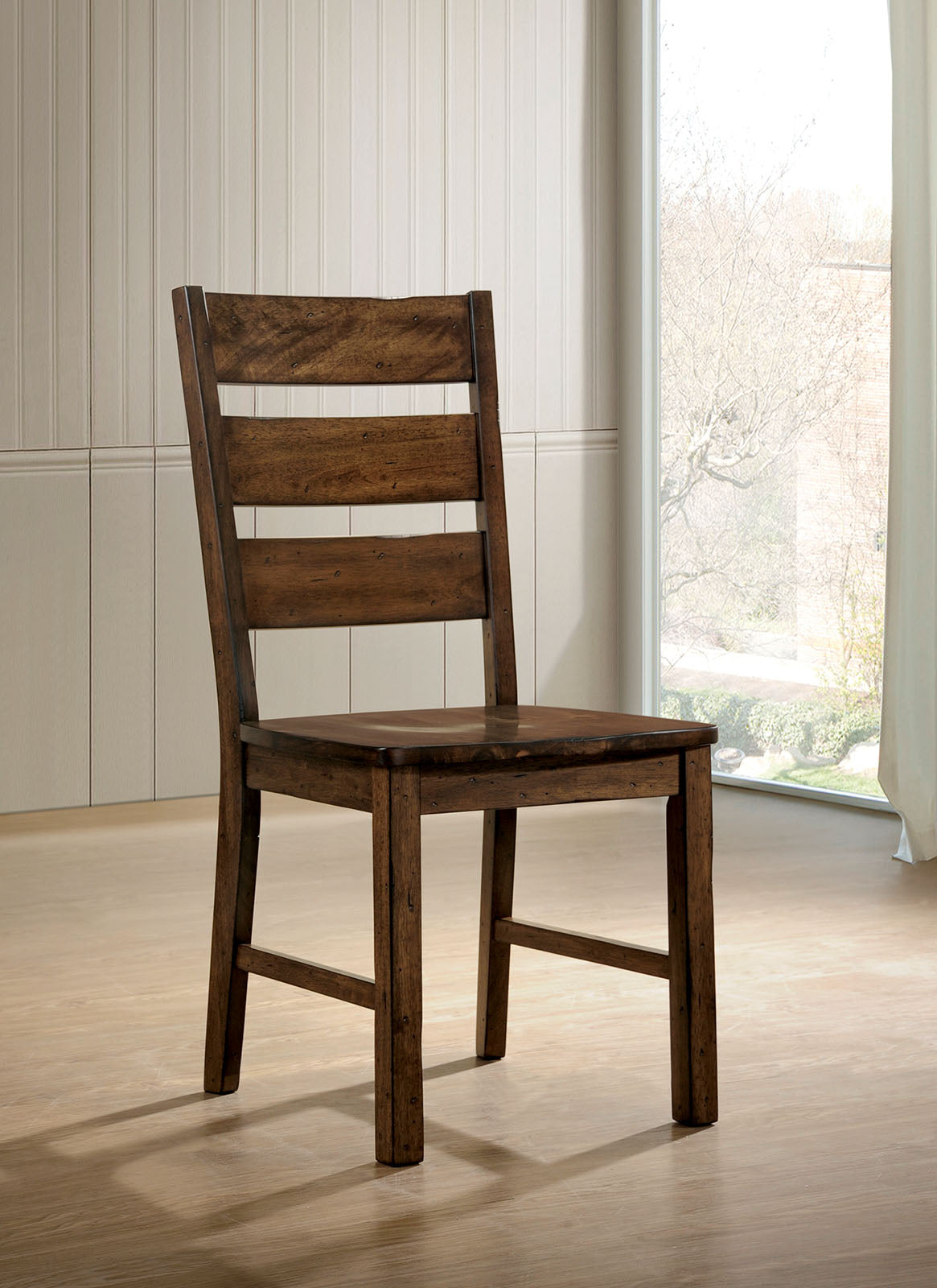 Dulce Walnut Side Chair (2/CTN) FOA East