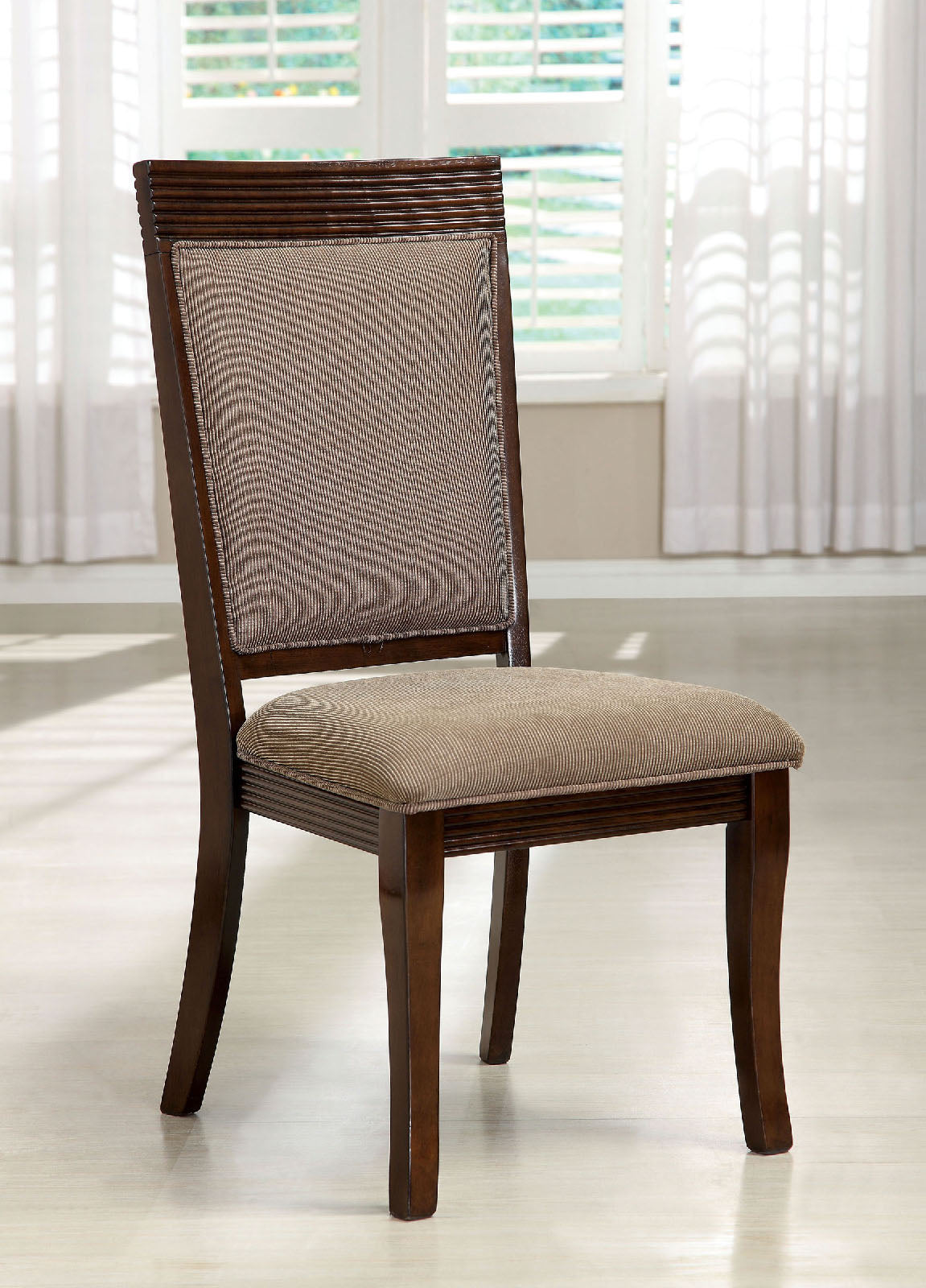 Woodmont Walnut/Brown Side Chair (2/CTN) FOA East