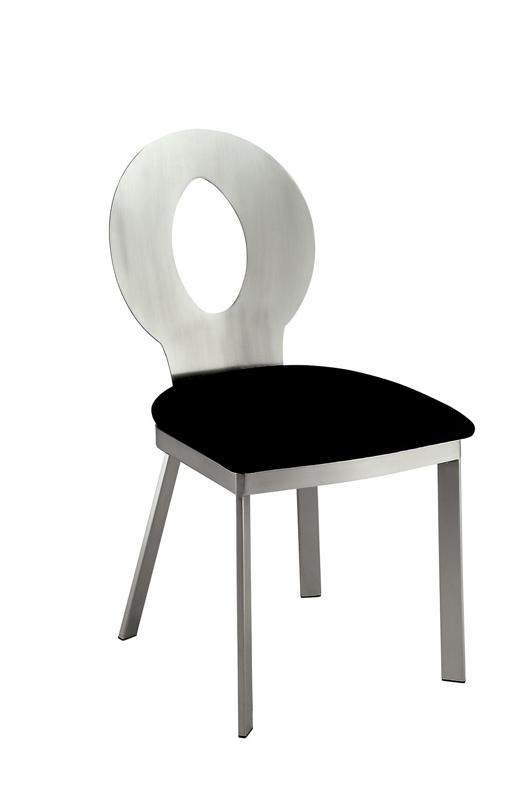 VALO Silver/Black Side Chair (2/CTN) FOA East