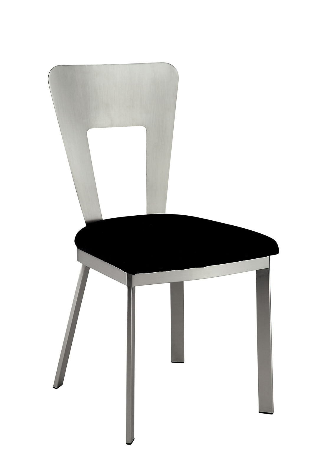 NOVA Silver/Black Side Chair (2/CTN) FOA East