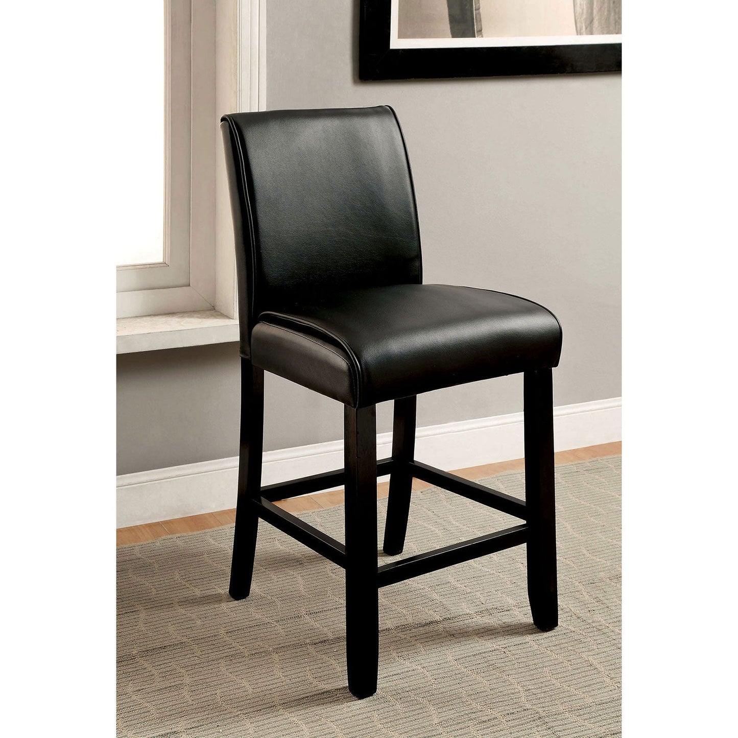 GRANDSTONE II Black Counter Ht. Chair FOA East