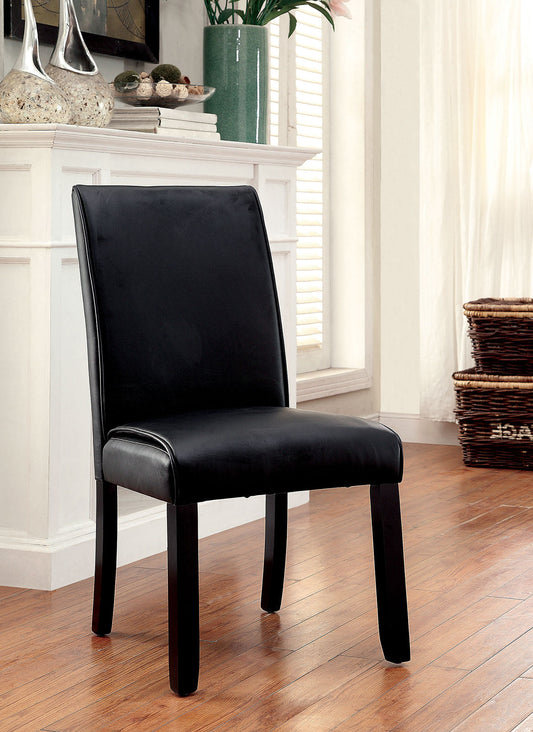 GRANDSTONE I Black Side Chair (2/CTN) FOA East