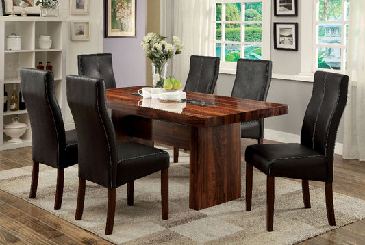 BONNEVILLE I Brown Cherry Dining Table FOA East