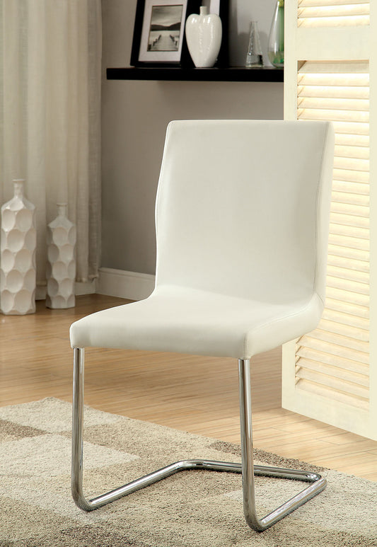 LODIA I White Side Chair FOA East