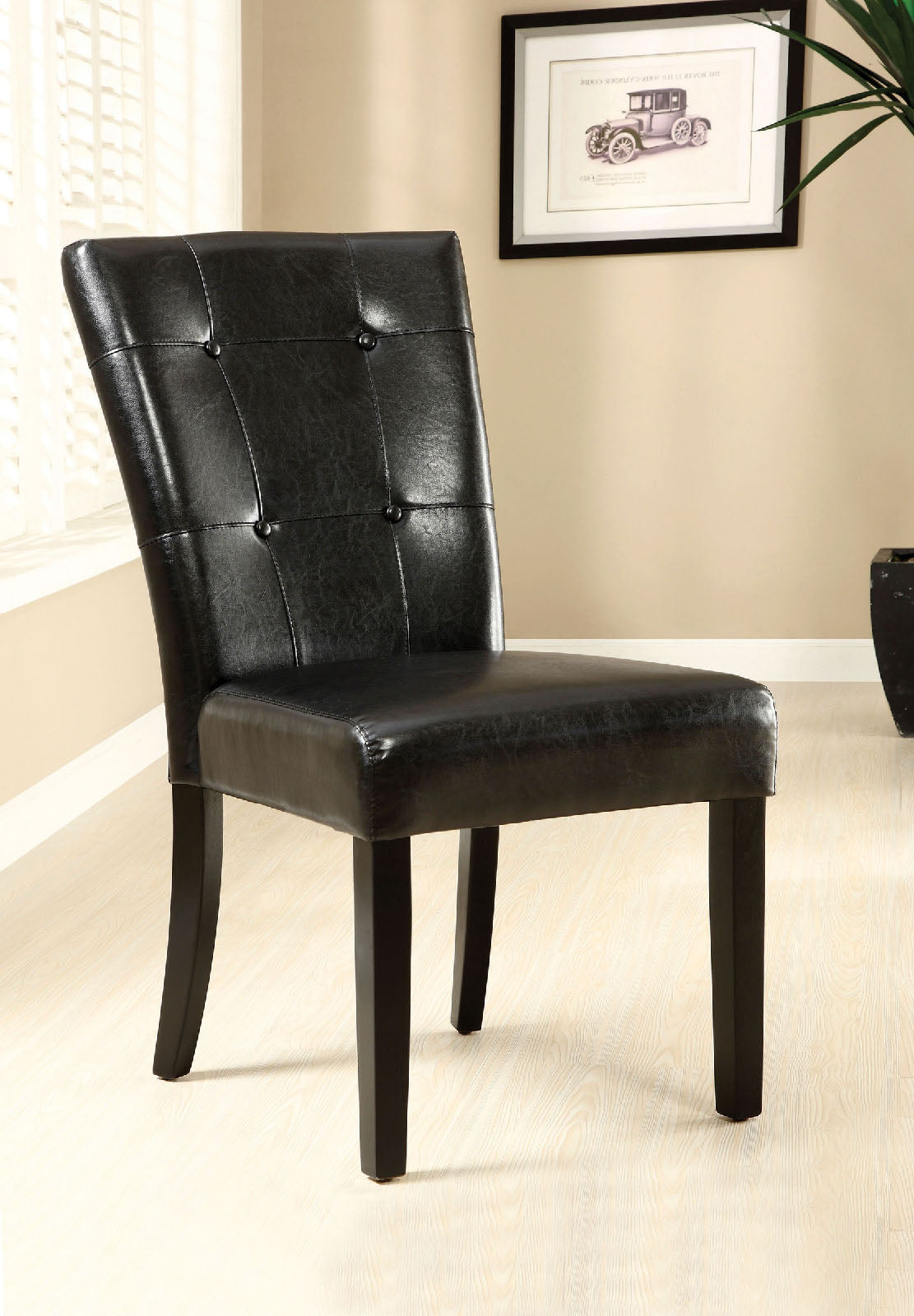 Marion I Black/Espresso Side Chair (2/CTN) FOA East