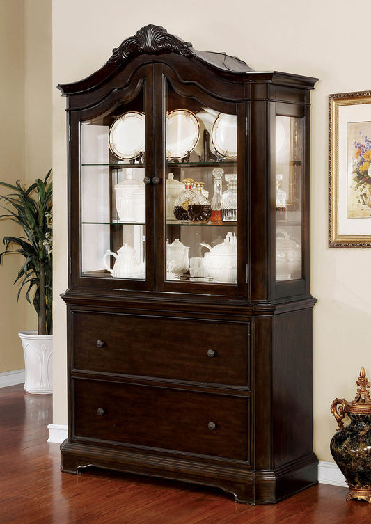 Rosalina Walnut Hutch & Buffet FOA East