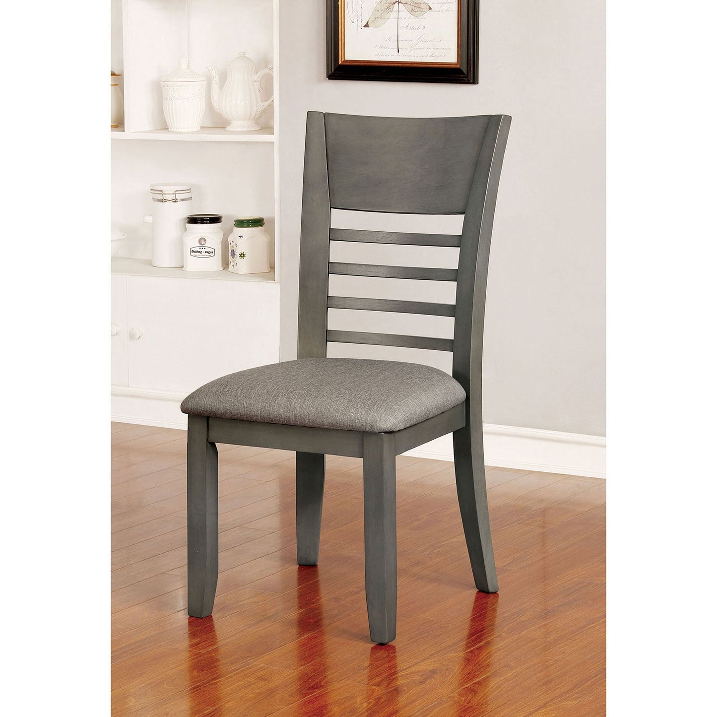 Hillsview Gray Side Chair (2/CTN) FOA East