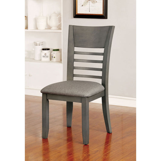 Hillsview Gray Side Chair (2/CTN) FOA East