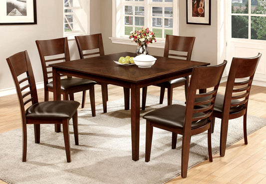 HILLSVIEW I Gray 7 Pc. 48" Dining Table Set FOA East