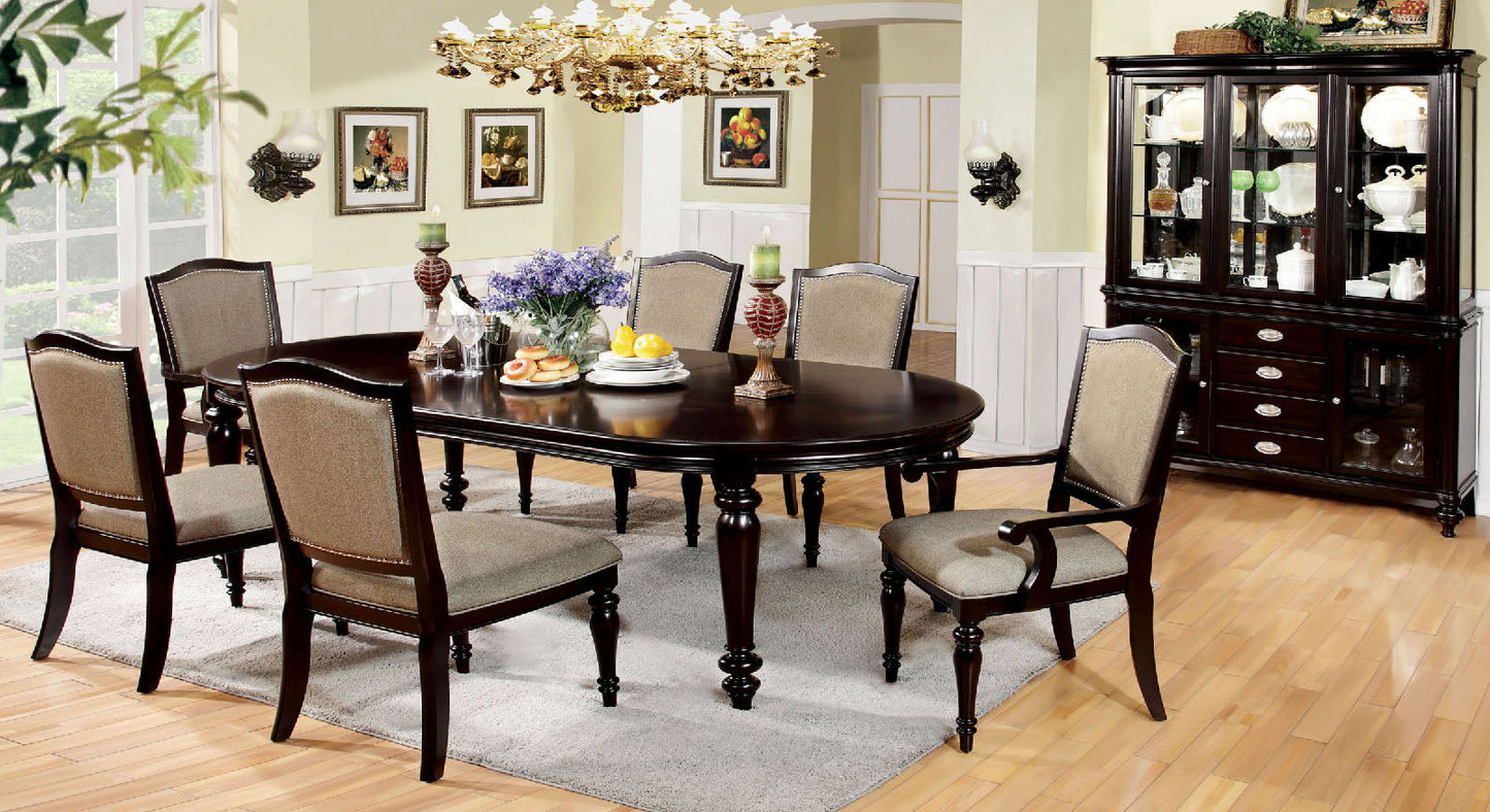 7 Pc. Dining Table Set (2AC+4SC) FOA East